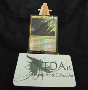 THREE DOG, GALAXY NEWS DJ ~ NM ~ MTG Magic- 0120 PIP Fallout FOIL - Picture 1 of 1