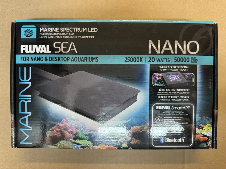 Fluval Sea Marine Nano LED Aquarium Light - 14541-Brand New Sealed 5411 - Image 1 of 1