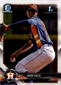 2018 Bowman Chrome Prospects Jairo Solis #BCP232