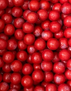 Dubble Bubble 'Sweet Cherry' 1-inch Gumballs - 1 LB - Picture 1 of 2