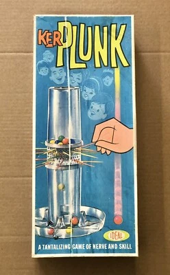 Vintage 1967 KerPlunk by Ideal Game w/ Original Box (Incomplete) - Image 1 of 4