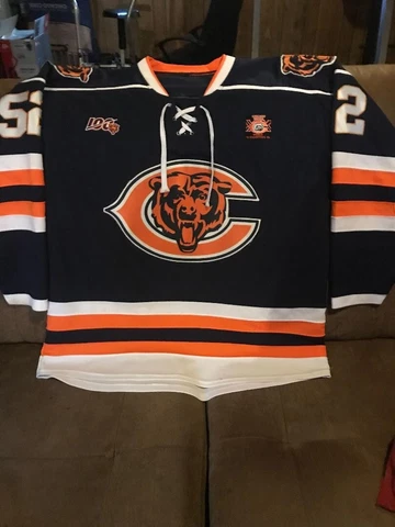Chicago Bears Khalil Mack Hockey Jersey SIze XL Cover