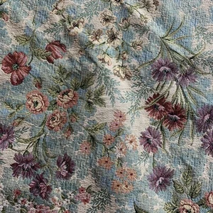 Vintage Floral Rosa Oscuro, Verde Oliva, Beige y Color 180 X 53 - Imagen 1 de 7