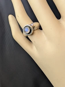 Sterling Mondstein Antik Ring - Bild 1 von 11
