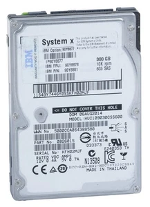 Drive HDD 300GB HGST IBM 2,5 SAS 6Gb HUC109030CSS600 90Y8877 90Y8878 90Y8881 - Afbeelding 1 van 1