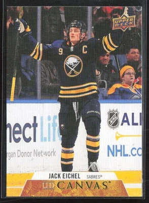 2020-21 Upper Deck - Ud Canvas Jack Eichel #C130 - Image 1 of 2
