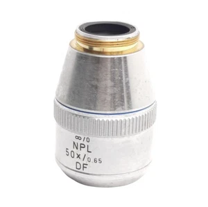 Leitz Wetzlar 569238 Microscope Objective Lens, NPL 50x/0.65DF Dark Field - Picture 1 of 7