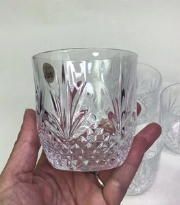 Cristal d’ Arques Clear Low Ball Drinking Glass Set 24% Lead Crystal FRANCE - Picture 1 of 5