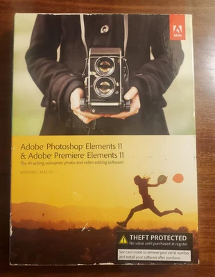 New and Unopened Adobe Photoshop / Premiere Elements 11 for WIN & MAC - Image 1 of 2