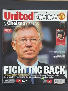 2005/06 MANCHESTER UNITED V CHELSEA 06-11-2005 PREMIER LEAGUE - Picture 1 of 1