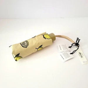Coach CAQ31 UV Protection Mini Umbrella Lemon Print Garden Glade - Picture 1 of 4