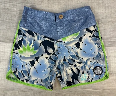 Volcom Board Shorts Swim Trunks Beach Pool Summer Boys Size 4T (20X3”) - Image 1 of 4