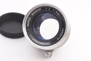 CHIYOKO SUPER ROKKOR C 50mm/F2 Leica 39mm LTM 162-81-6 #1102493 mtd 250414 - Imagen 1 de 8