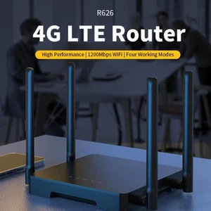 ||EU Plug 4G LTE Modem Router Professional High Speed 1200Mbps Supports 32 Si - Picture 1 of 12