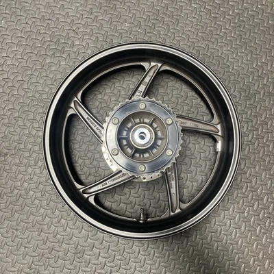 2017 15-19 Honda CBR300R CBR 300 aro de roda traseira reto OEM preto com rotor - Imagem 1 de 4