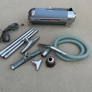 Vtg Electrolux Model XXX Canister Vacuum Cleaner w/ Hose & Attachments *Works* - Picture 1 of 16