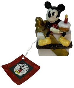 NWT Mickey Mouse Trinket Box Gift Present Birthday Cake Midwest of Cannon Falls - Picture 1 of 9