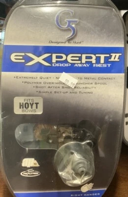 NEW G5 Expert II Drop Away Rest Right Handed Camo *Universal Mounting Bracket* - Image 1 of 4