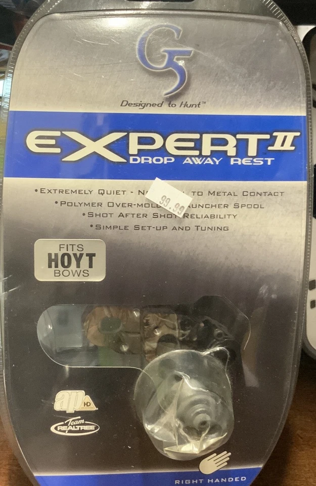 NEW G5 Expert II Drop Away Rest Right Handed Camo *Universal Mounting Bracket* - Image 1 of 4