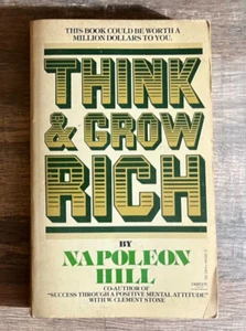 PB#  Think And Grow Rich by Napoleon Hill 1963 Fawcett Crest Vintage Paperback - Picture 1 of 2