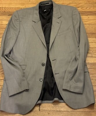Pre owned Slim Fit Tailor Made 2 Piece Suit h&m jacket 40R pants 36R - Image 1 of 4