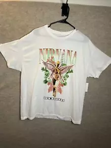 Nirvana In Utero Graphic Tee - Vintage Large T-Shirt - Picture 1 of 4