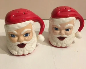 Vintage Santa head salt and pepper shaker - Picture 1 of 8