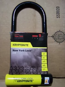 Kryptonite Fahrrad Motorrad Roller LS/MC New York 4" x 10,25" 16mm Lenker - Bild 1 von 3