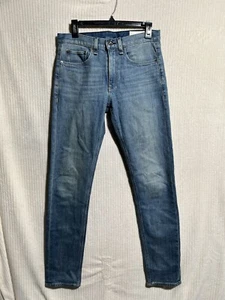 Rag & Bone Mens Size 28x32 Blue Dark Wash Standard Issue Fit 2 Slim Straight Leg - Picture 1 of 9