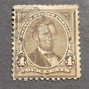 Scott # 269 4c Lincoln gebraucht 1895 - Bild 1 von 2