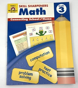 Skill Sharpeners Math Grade 3 by Evan-Moor Educational Publishers (2005,... - Imagen 1 de 12