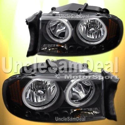 PARA DAKOTA DURANGO HALO LLANTAS FAROS NEGROS SEÑAL LED COMPLETA LUCES DE ESQUINA Foto 1 de 2