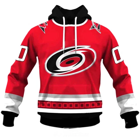 Personalized Carolina Hurricanes Vintage Hoodie Pullover Hockey Team Clothes Cover