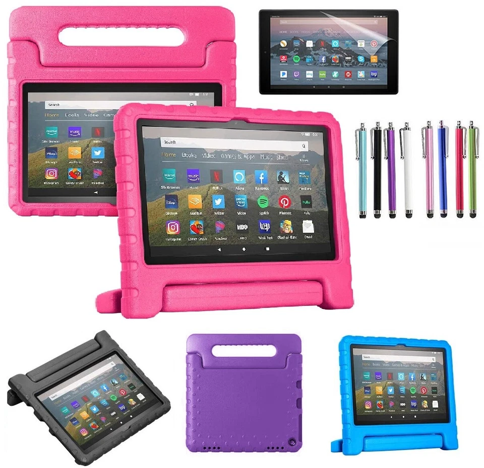 For Amazon Fire 7 2022 12th Gen 7 inch Tablet Case Cover + Free Screen Protector - Image 1 of 2