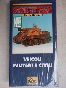 VHS VEICOLI MILITARI E CIVILI L'ARTE DEL MODELLISMO IN VIDEO Hobby & Work guerra - Imagen 1 de 2