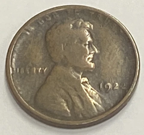 1922 No D Strong Reverse Lincoln Penny Higher Grade Key Date Error Coin! Cover