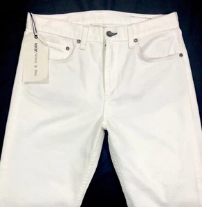 Neu mit Etikett Rag & Bone Skinny Marilyn kurz geschnitten weiß Bucquet Damenjeans Gr. 29 - Bild 1 von 12