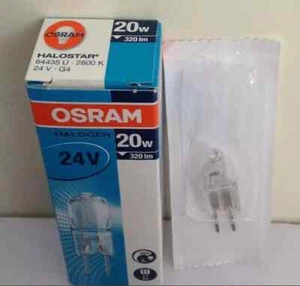 OSRAM Microscopio Proiettore Alogeno Lampada 64435U G4 24V20W Chirurgia Lampadina Senza Ombre - Foto 1 di 2
