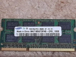 Samsung 2GB PC3-8500S DDR3 204 Pin SODIMM Notebook RAM - Picture 1 of 1