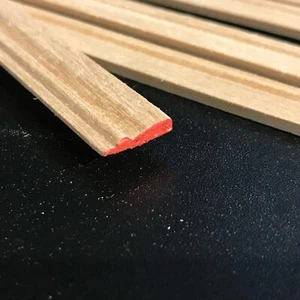 Baseboard Miniatures casa de muñecas moldeo escala 1/12 5 piezas madera - Imagen 1 de 6