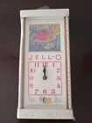 Vintage NOS Wood Jello Advertising Clock NIP