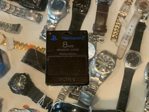 GENUINE / SONY PLAYSTATION 2 MAGICGATE 8MB MEMORY CARD IN BLACK - AU STOCK ! - Picture 1 of 2