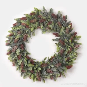 Hop/Foliage Wreath 40cm Artificial Home Decor - Picture 1 of 2