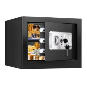 25L Safe Tresor Feuerfest mit Herausnehmbares Regal, Digitaler Tresor Klein mit - Bild 1 von 8