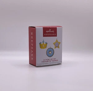 Hallmark | A Few Of My Favorite Things Set of 3 | Mini Ornaments | 2022 - New - Picture 1 of 4