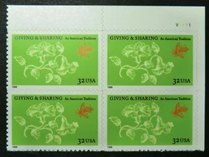 3243 MNH 1998 32c Giving & Sharing PB charity community service donations time - Picture 1 of 1