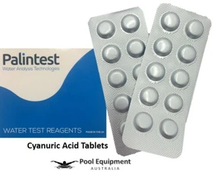 Pack 20 Tablets Cyanuric acid test photometer stabiliser pool spa water testing - Picture 1 of 9