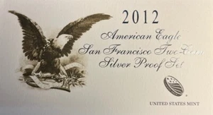 2012 75th Anniversary American Proof Silver Eagle Set Mint Issued COA (NO Coins) - Bild 1 von 3
