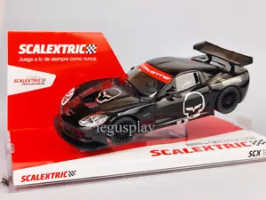 Slot car SCX Scalextric U10431S300 Corvette C6R - Skull - Imagen 1 de 4