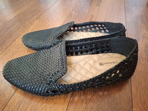 Birdies Women's The Starling Black Woven Loafers Flats Slip On Shoe Size 7 - Picture 1 of 8